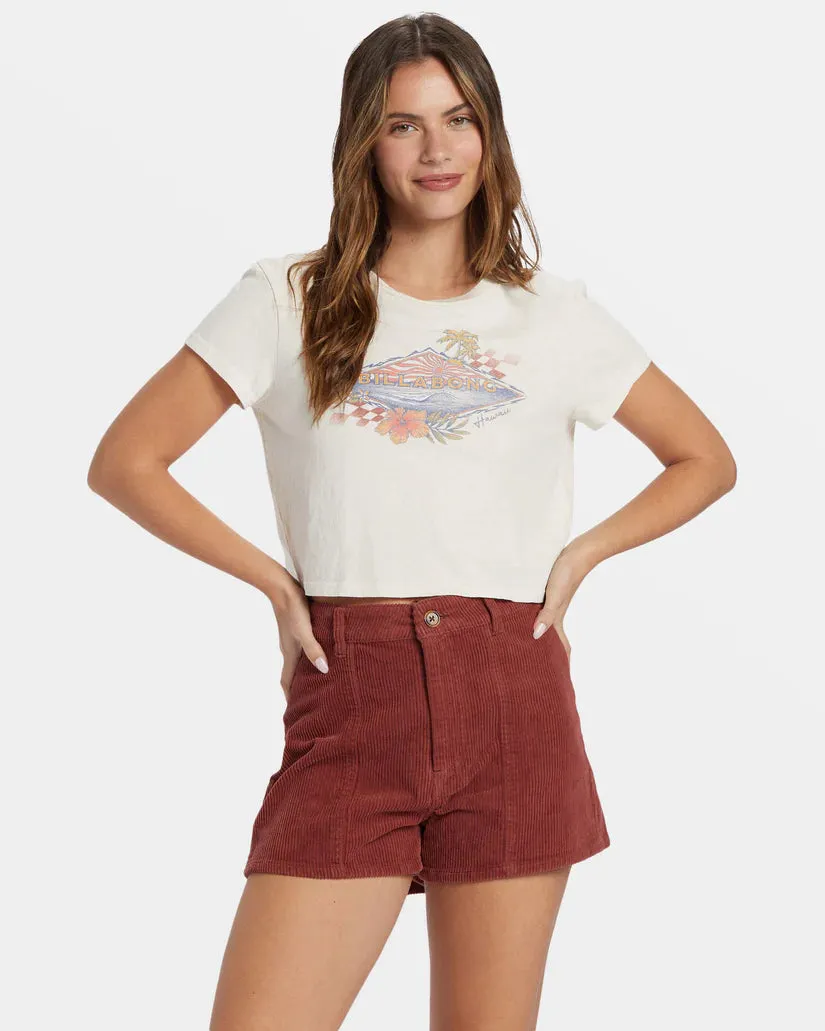BILLABONG SURFING SOLO WOMENS TEE - WHITECAP