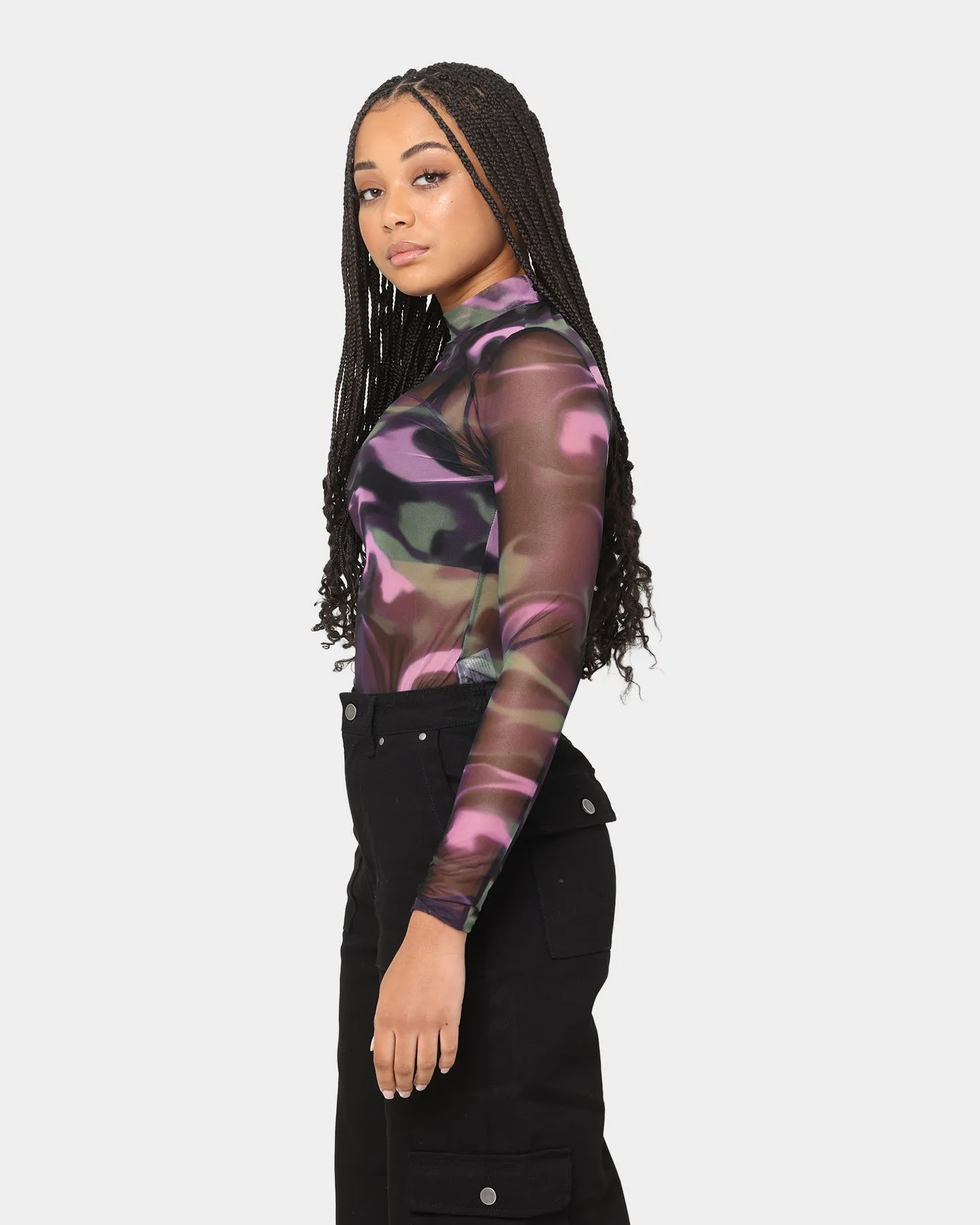 EN ES Women's Arora Long Sleeve Top  Marble