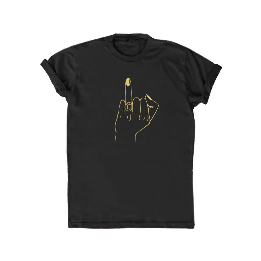 Engagement Ring, Ring Finger Tee Sweatshirt