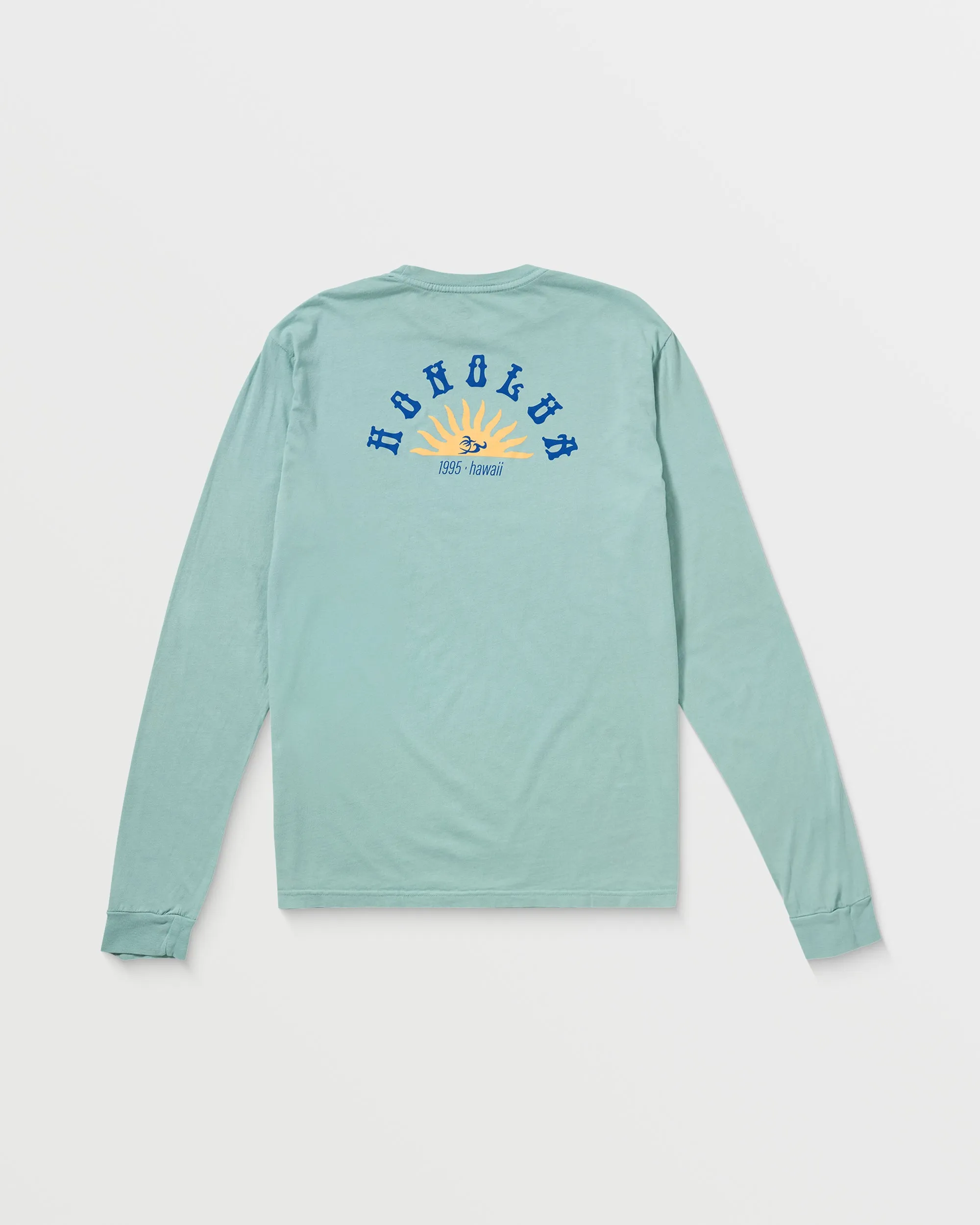 Mens Sunrise Short Sleeve Tee - Haleiwa Blue